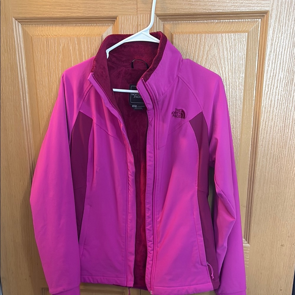 The North Face Fuchsia Softshell Jacket